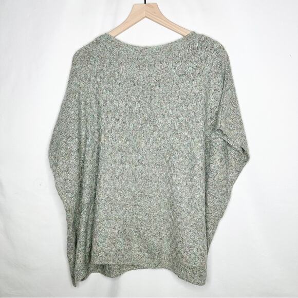 JOHNNY WAS Calme Sage Basket Weave Poncho NWT in One Size - Picture 9 of 9